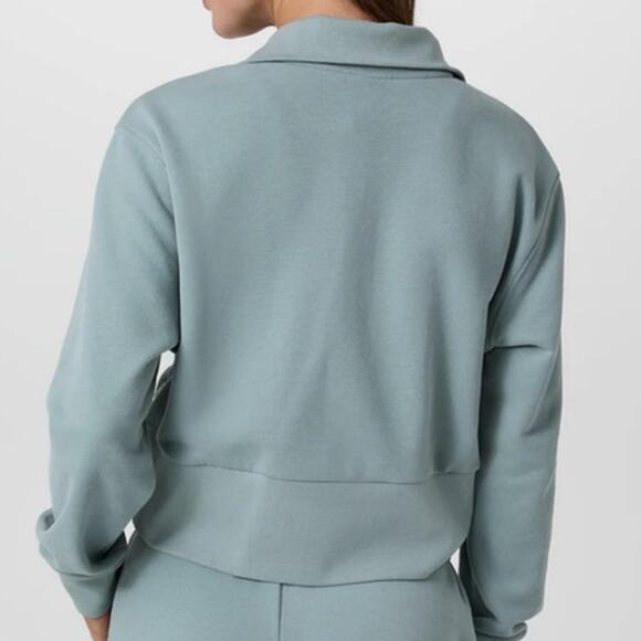 Vuori Sedona Sport Half Zip Sweatshirt Pullover Size M Seafoam Athleisure Sporty - Picture 3 of 9